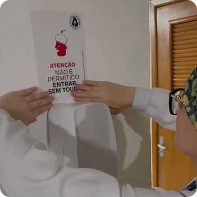 carrossel de imagens mostrando o trabalho da equipe da Plano A